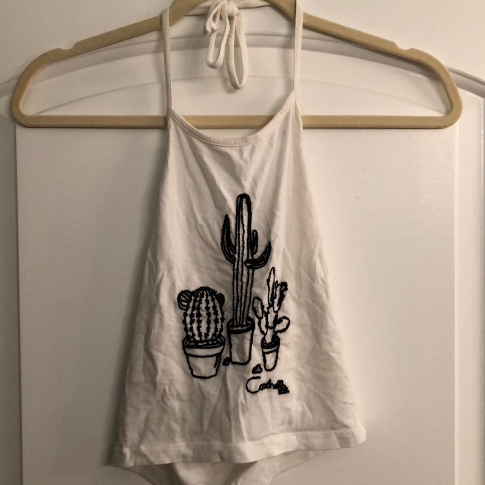 Brandy Melville patchwork halter
